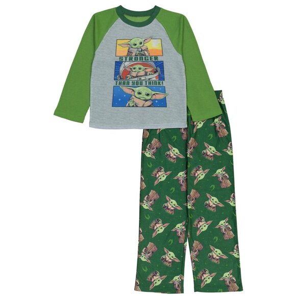 Star Wars Other - Star Wars Little Boys The Mandalorian Pajamas, 2 Piece Set Green Size 4